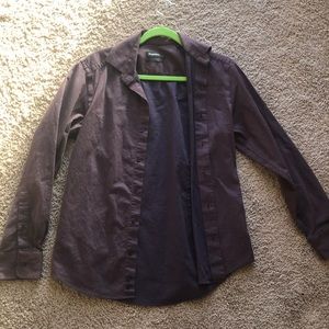 Shimmery button down